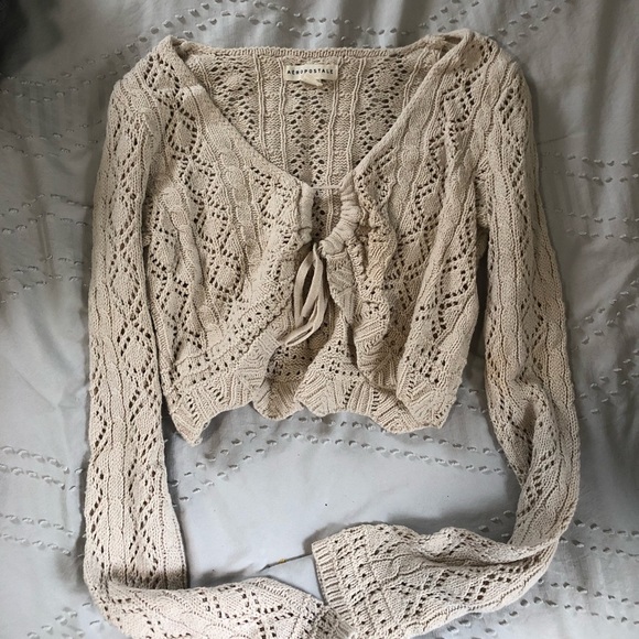 Aeropostale Sweaters - crochet sweater